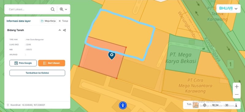 Tanah Siap Pakai di Jalan Alternatif Karawang - Akses Truk Besar, Cocok untuk Bisnis & Industri!