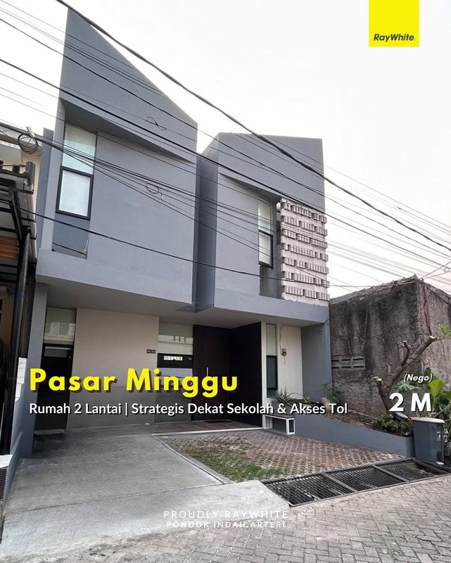 Dijual Cepat Rumah Brand New  2 Lantai Siap Huni - Cahaya Garuda Mansion, Pasar Minggu Jakarta Selatan