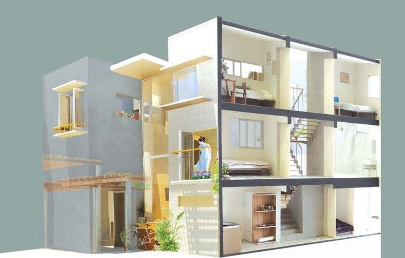 Rumah Minimalis, Bebas Banjir, dalam Cluster kemanan 24 Jam di Bintaro