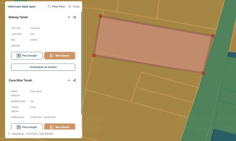 Dijual Lelang Rumah Siap Huni Bebas Banjir.