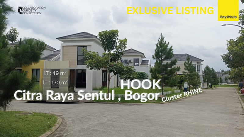RUMAH HOOK 1 LANTAI CITRA RAYA SENTUL | LT 170M2 | HARGA NEGO
