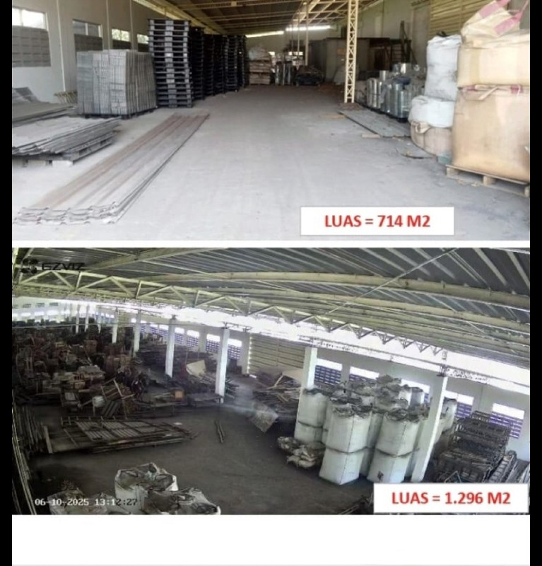 Disewakan 9250 m2 Gudang Gresik Jatim Di Jalan Semeru ( Area Keramik Diamond) - Kel. Bambe - Kec. Driyorejo Gresik - Akses Truk Kontainer - Row Jalan Lebar Luas 