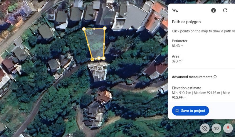 Tanah View Cantik Dekat The Valley Dago Bandung