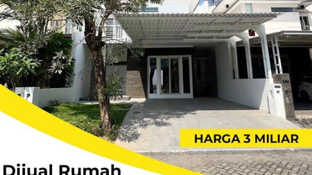 Dijual Rumah Minimalis 2 Lantai   Cluster Du Louvre, Wisata Bukit Mas II - Surabaya   Siap Huni; Semi Furnish