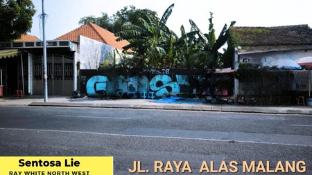 Disewakan 250 m2 Tanah Kavling Komersial Surabaya Barat - Nol Jalan Raya Alas Malang - Depan Ruko Bukit Palma Galeria Citraland Surabaya - Spesial Row Jalan Lebar 4 Mobil Cocok Buat Segala Usaha