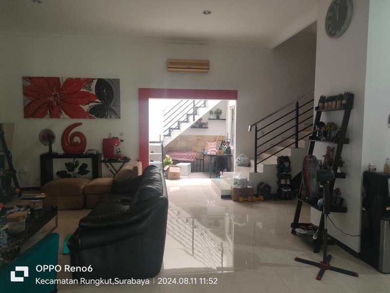 Dijual Rumah Bangunan Baru Denah ruang bagus Komplek perumahan penjaringan sari 2 surabaya Depan gedung graha YKP