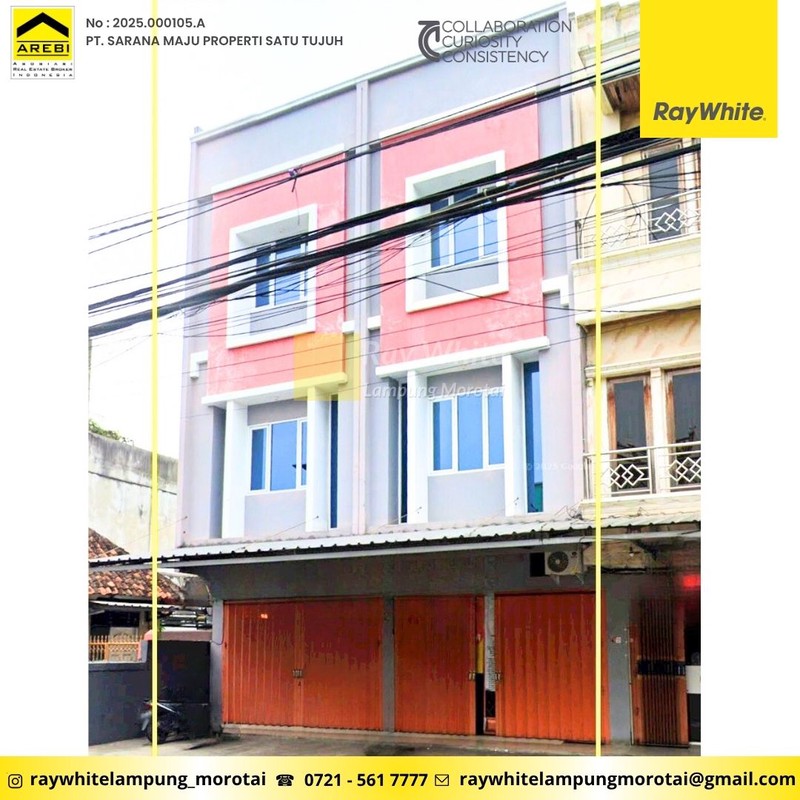 Ruko 2 Pintu 3 Lantai Kedaton