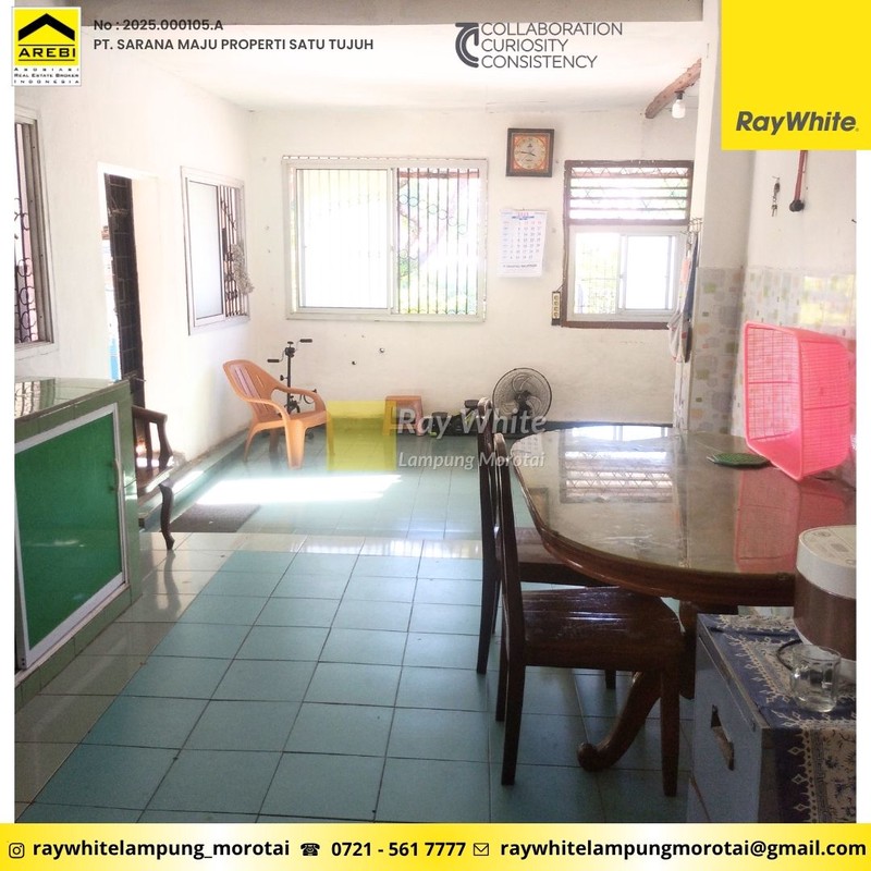 Dijual Rumah yang berlokasi di Teluk Betung Utara, Kota Bandar Lampung