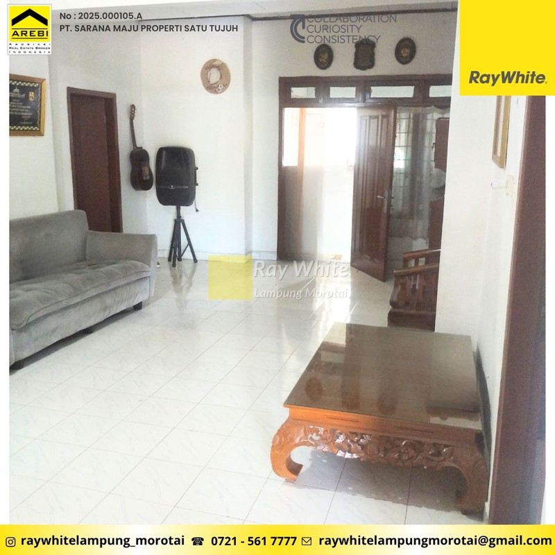 Dijual Rumah yang berlokasi di Teluk Betung Utara, Kota Bandar Lampung