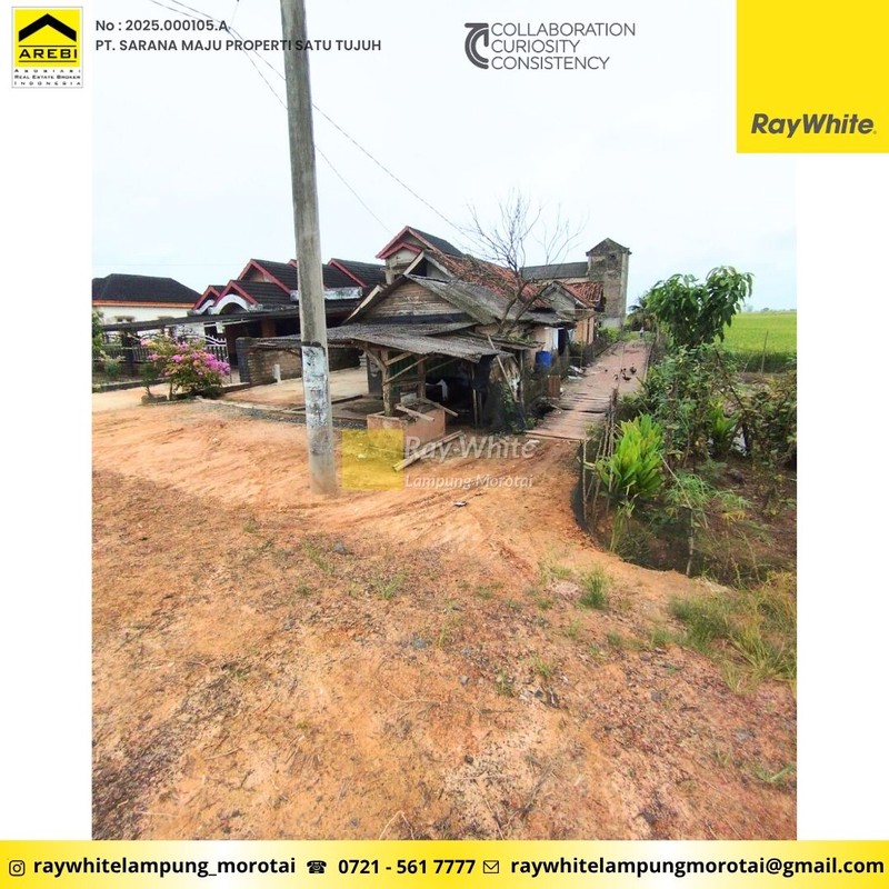 Dijual Tanah bonus Gedung Walet lokasi Di Rawajitu Menggala Tulang Bawang LAMPUNG 