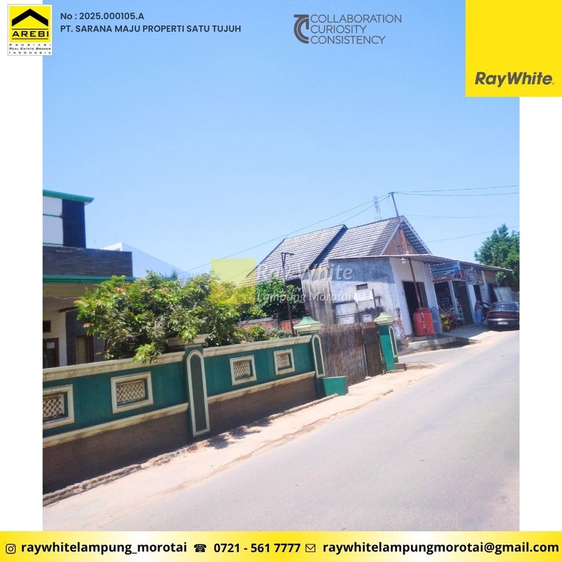 Dijual Rumah BONUS Kios berlokasi di Rajabasa Kota Bandar Lampung