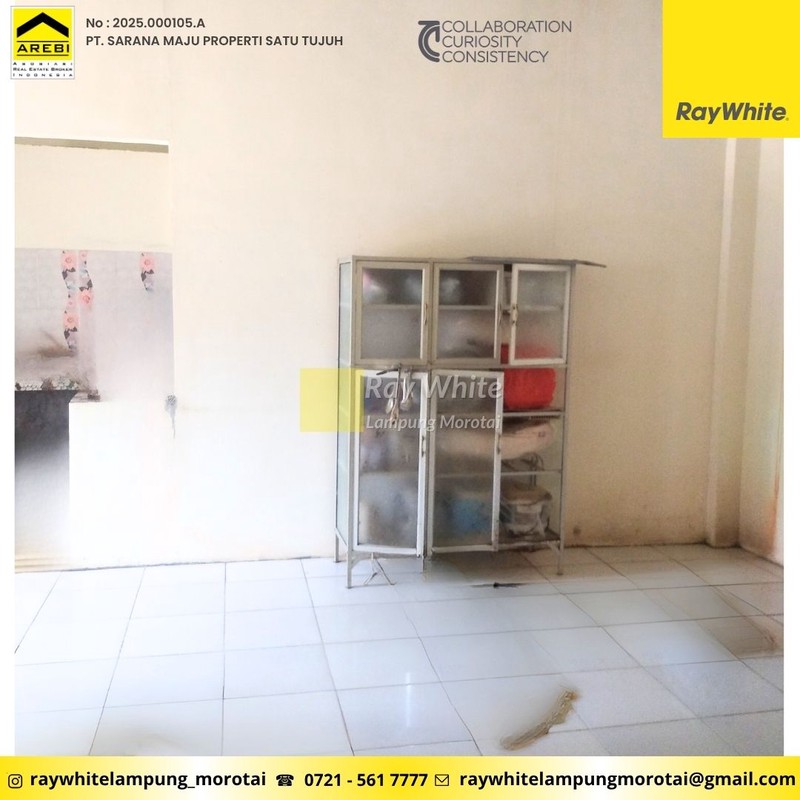 Dijual Rumah BONUS Kios berlokasi di Rajabasa Kota Bandar Lampung