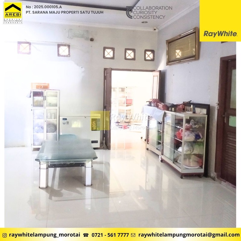 Dijual Rumah BONUS Kios berlokasi di Rajabasa Kota Bandar Lampung