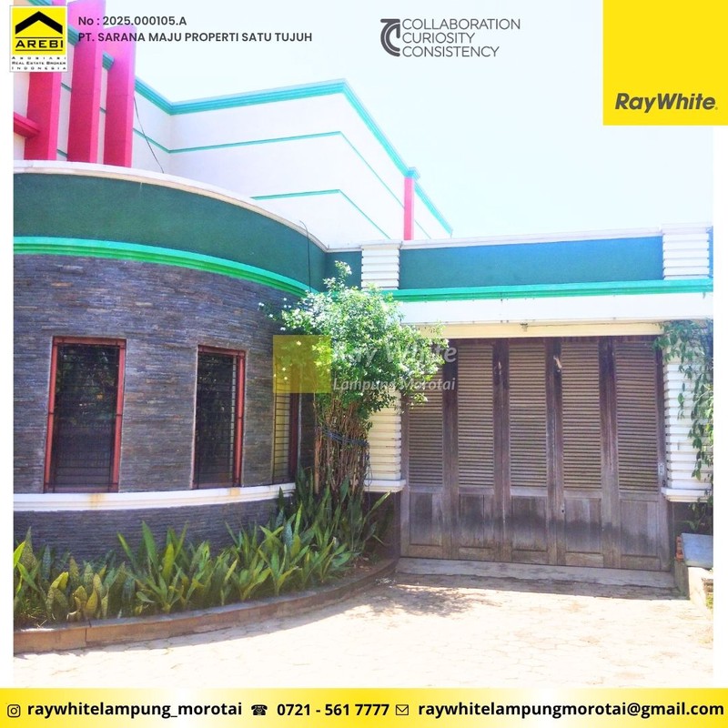 Dijual Rumah BONUS Kios berlokasi di Rajabasa Kota Bandar Lampung