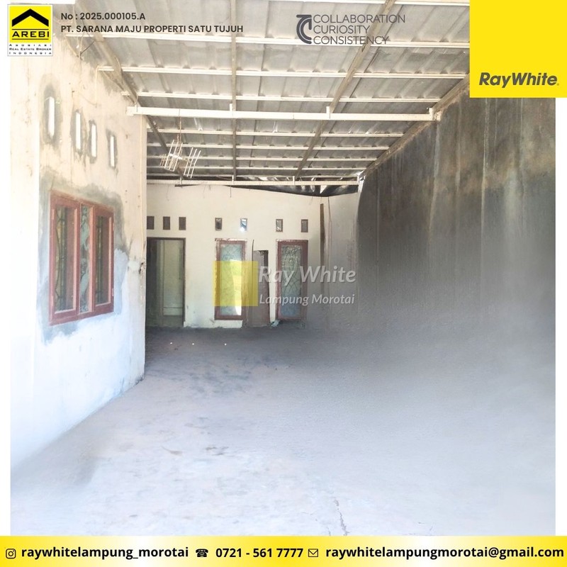 Dijual Rumah BONUS Kios berlokasi di Rajabasa Kota Bandar Lampung