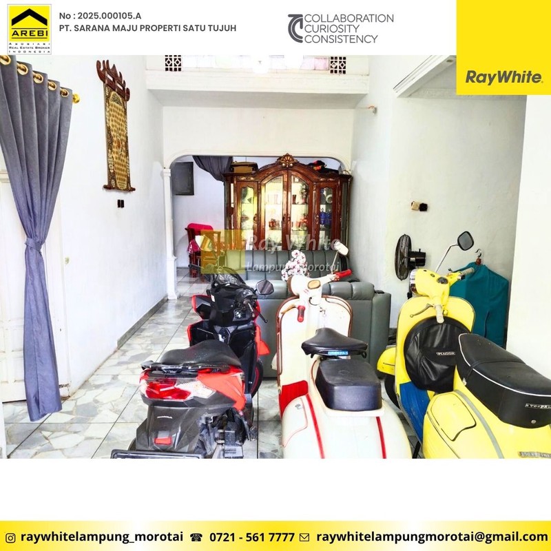 Dijual Rumah berlokasi di Perum. BTN 2, Way Halim Permai, Sukarame, Bandar Lampung