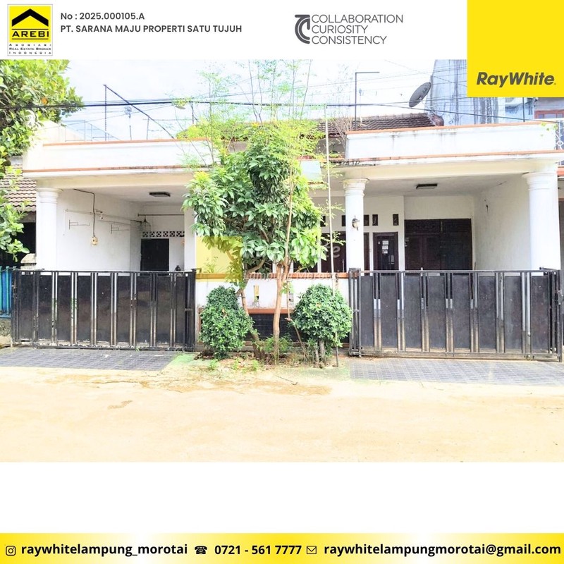 Dijual Rumah berlokasi di Perum. BTN 2, Way Halim Permai, Sukarame, Bandar Lampung