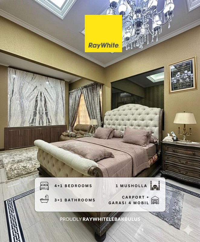 Dijual Rumah Mewah Full Furnished di dalam Komplek, Jatinegara, Jakarta Timur