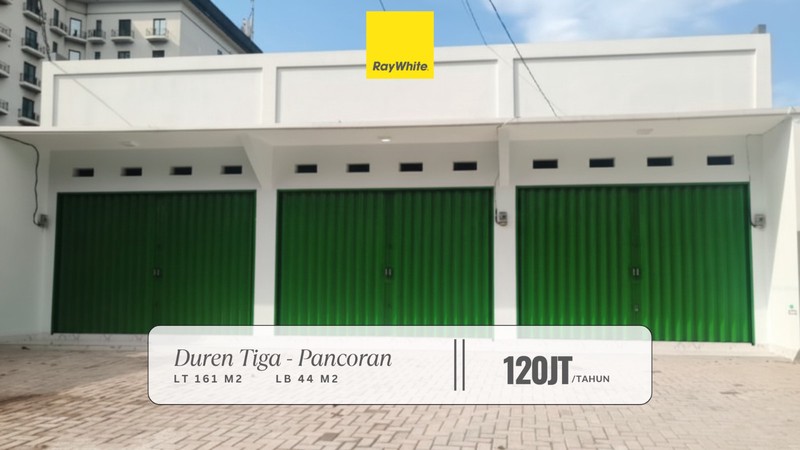 Disewa Ruko di Duren Tiga Pancoran Jaksel Cocok untuk Mini Market, Cafe, dst