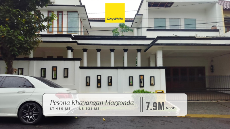  Dijual Rumah Mewah Furnished & Siap Huni Dibawah Harga Pasar Eksklusif di Pesona Khayangan Margonda