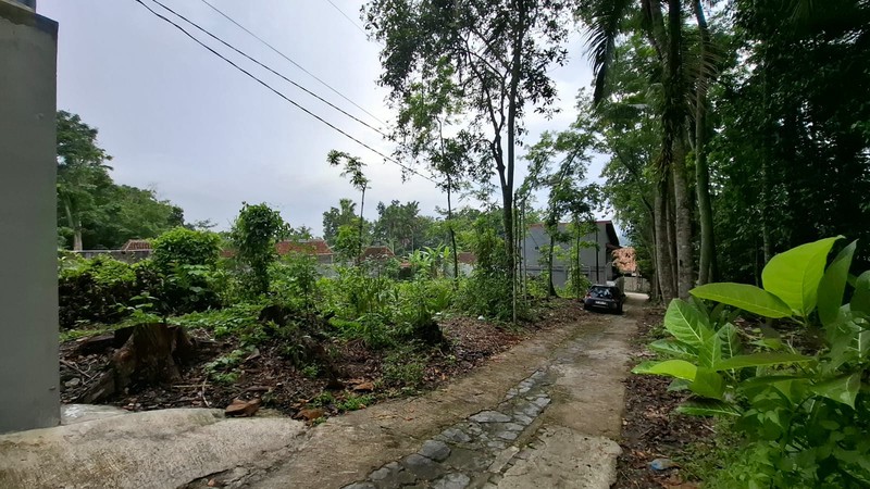 Tanah Pekarangan Luas 405 Meter Persegi Dekat Kawasan Wisata Kasongan Bantul.