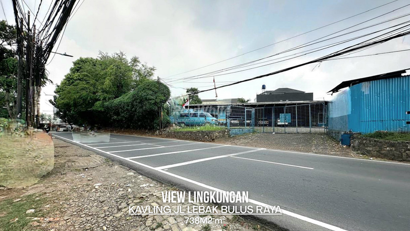 Kavling Tanah Komersial Siap Bangun Strategis di Pinggir Jalan Utama Lebak Bulus, Jakarta Selatan