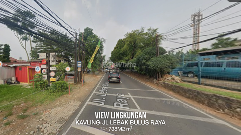Kavling Tanah Komersial Siap Bangun Strategis di Pinggir Jalan Utama Lebak Bulus, Jakarta Selatan