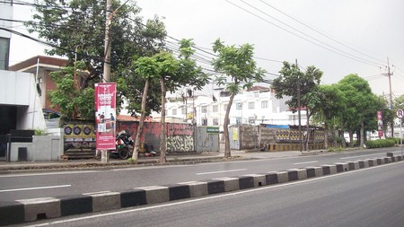 Tanah di Raya Jemur Andayani Surabaya Selatan, Strategis Nol Jalan Raya, Cocok untuk usaha apapun