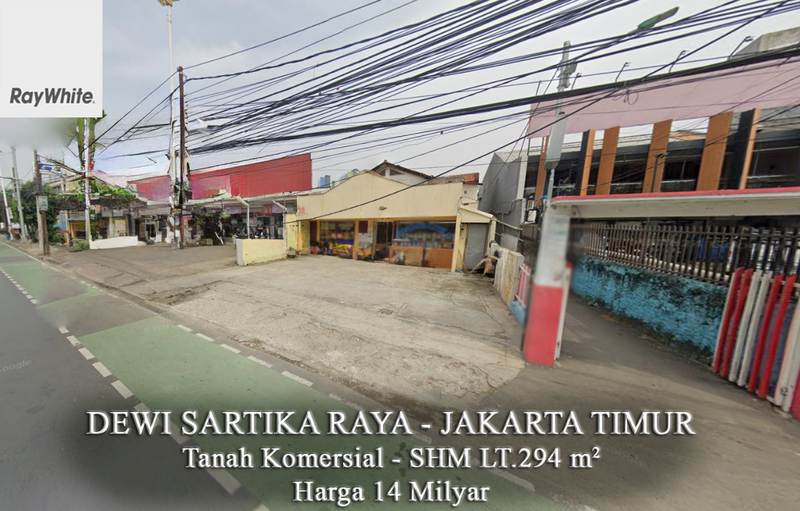 FOR SALE Tanah Komersial K2 Bisa Dibangun 7 Lantai Dewi Sartika Raya Jakarta Timur