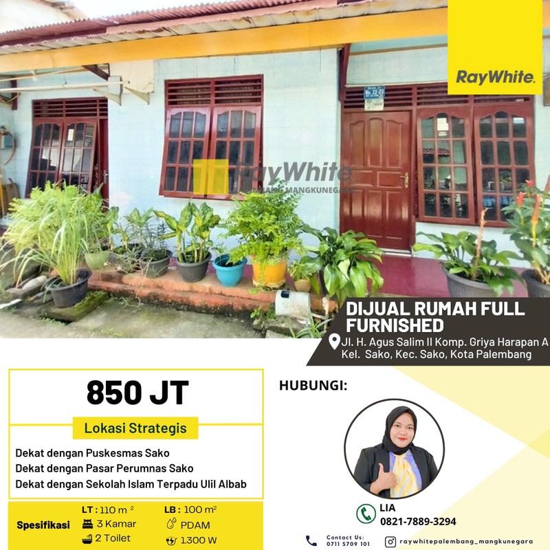 RUMAH JUAL MURAH PALEMBANG 
