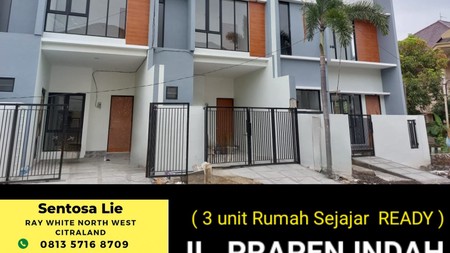 Dijual Rumah Baru Jl. Prapen Indah - Tenggilis Mejoyo - Surabaya Timur - New Modern Minimalis Dekat Raya Jemursari, Jemur Andayani, Kampus Ubaya