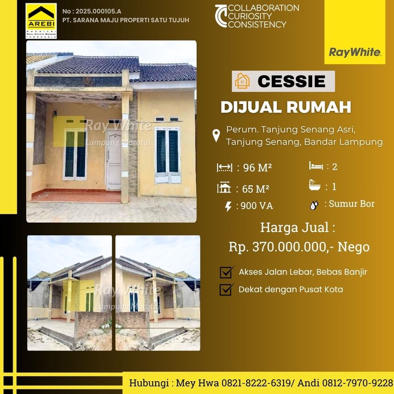 Dijual Rumah Murah Nego sampai Jadi lokasi Tanjung Senang