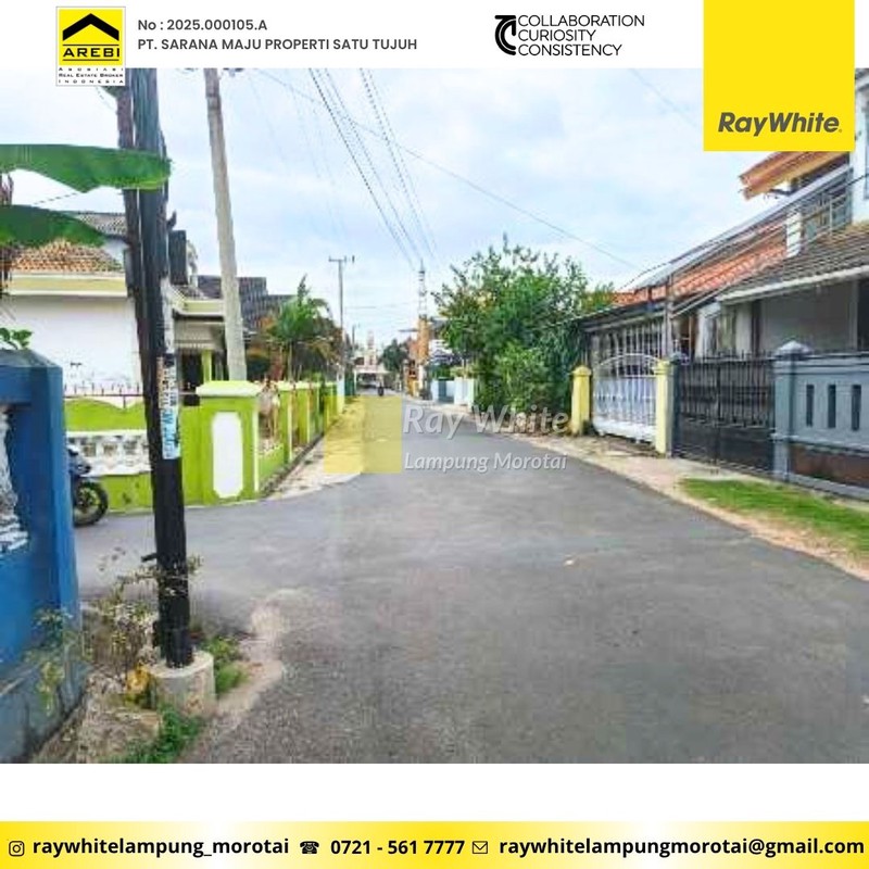 Dijual Rumah Pusat Kota Bandarlampung luas 515m2