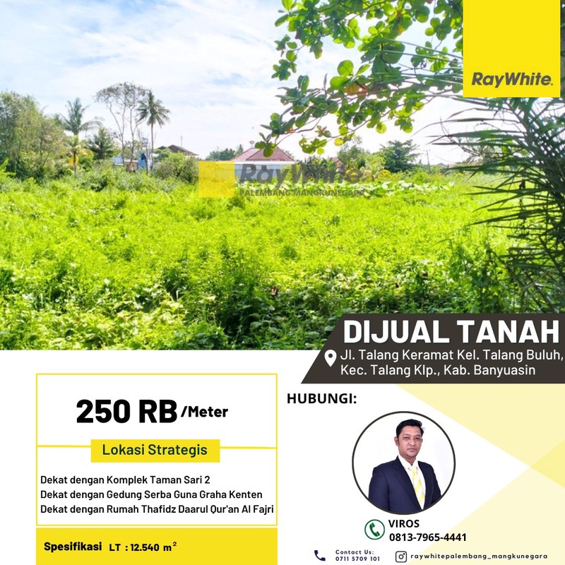 TANAH JUAL MURAH PALEMBANG 