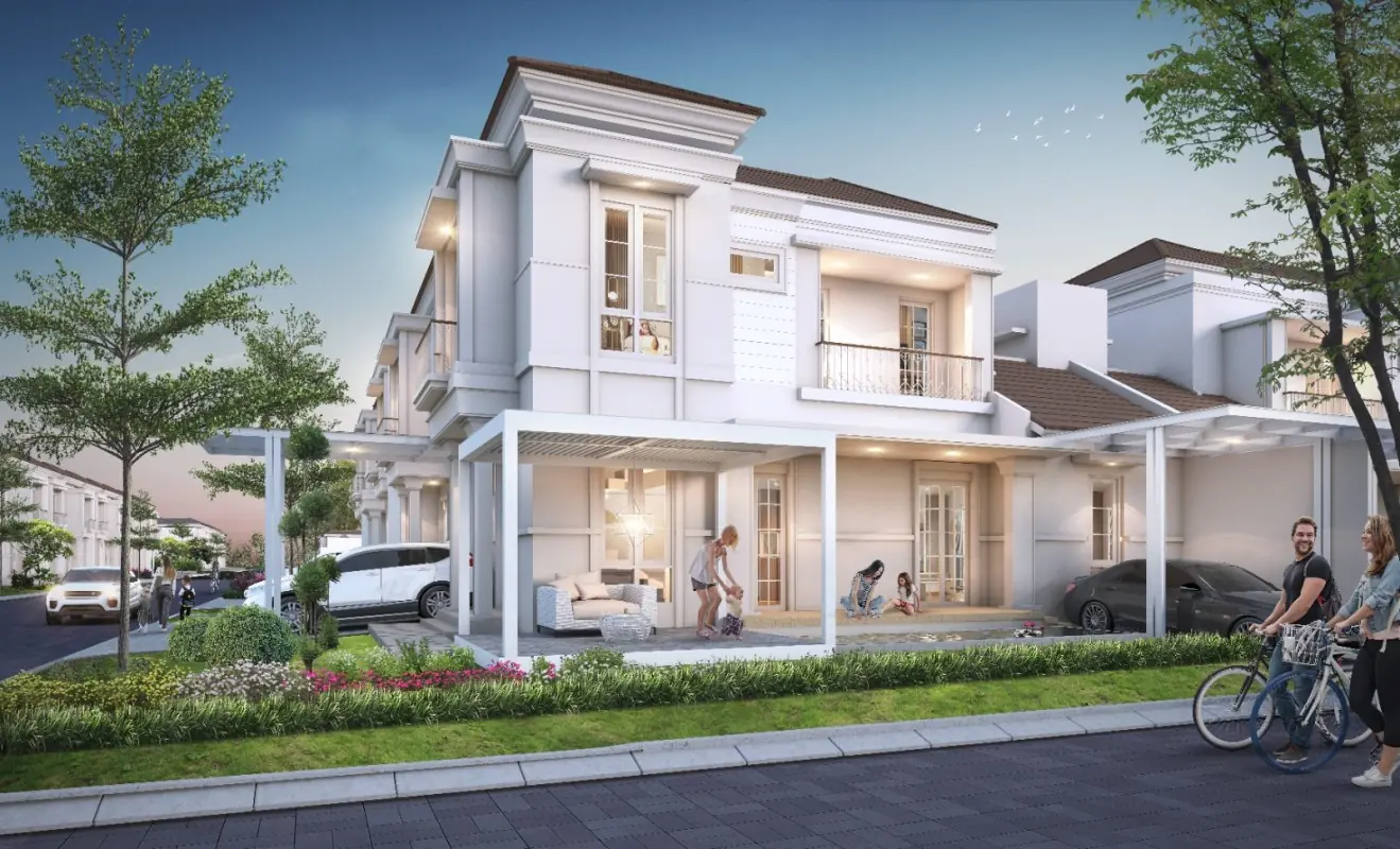 Rumah 2 lantai Cluster Alicante