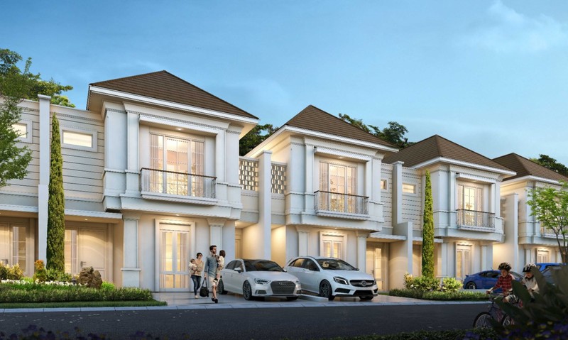 Rumah 2 lantai Cluster Alicante