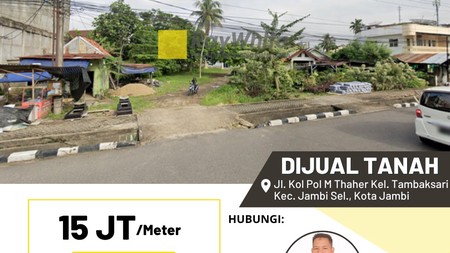 Tanah Dekat Hotel BW Luxury Jambi