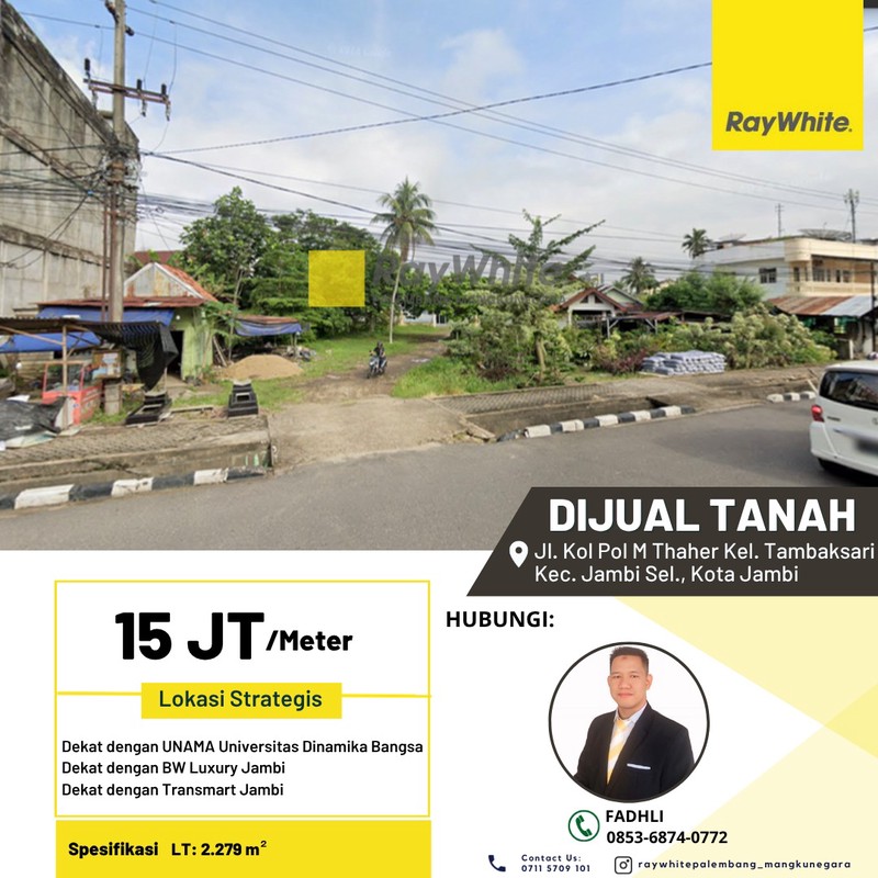 Tanah Dekat Hotel BW Luxury Jambi