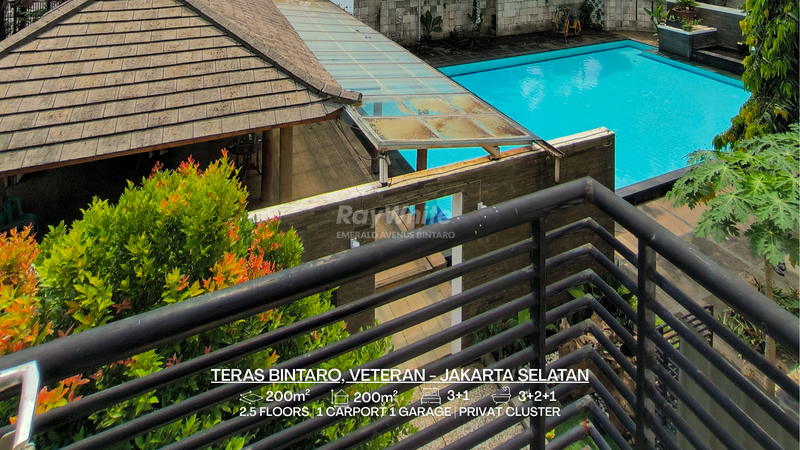 Rumah Hoek Modern untuk Keluarga Aktif di Teras Bintaro, Jakarta Selatan - Eksklusif, Siap Huni & Dekat Kolam Renang