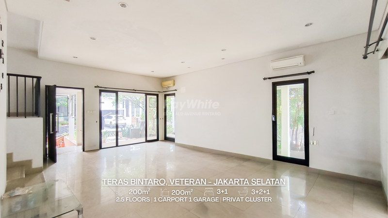 Rumah Hoek Modern untuk Keluarga Aktif di Teras Bintaro, Jakarta Selatan - Eksklusif, Siap Huni & Dekat Kolam Renang