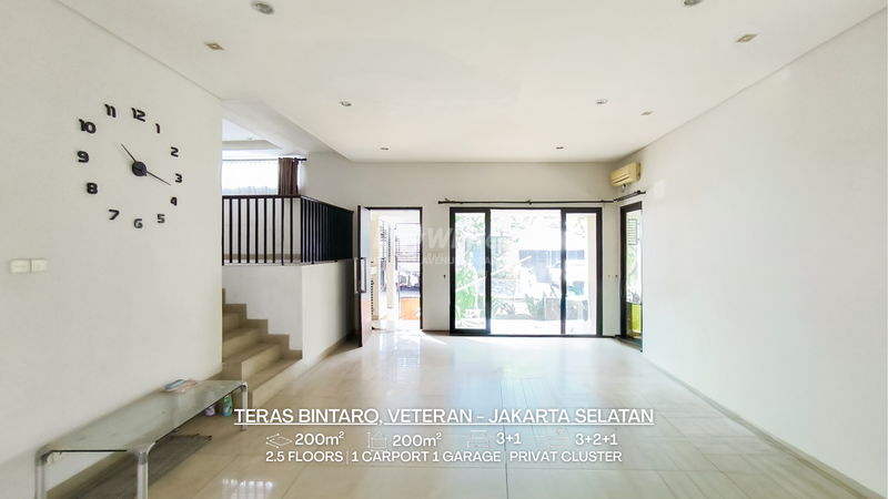 Rumah Hoek Modern untuk Keluarga Aktif di Teras Bintaro, Jakarta Selatan - Eksklusif, Siap Huni & Dekat Kolam Renang