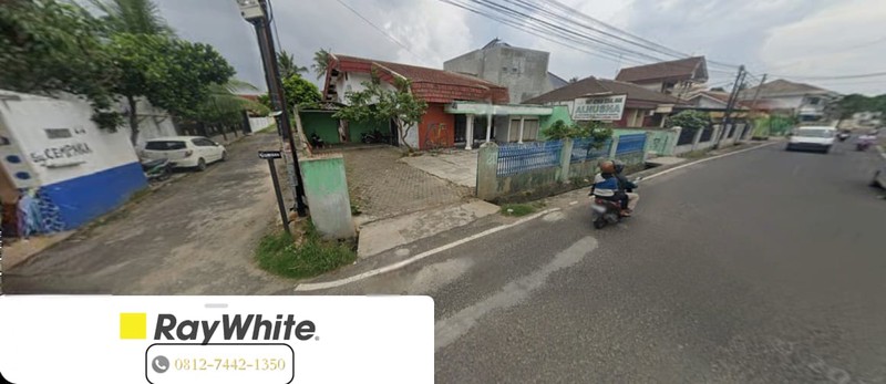 Rumah pinggir jalan hook di way halim bandar lampung