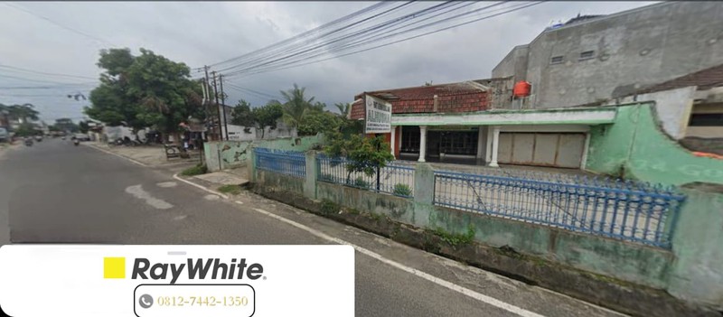 Rumah pinggir jalan hook di way halim bandar lampung