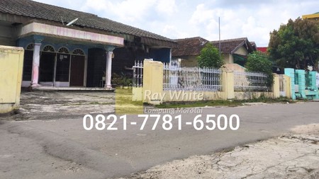 Dijual tanah bonus Bangunan di Way Halim bebas banjir LT545meter