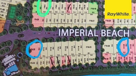 Dijual Tanah di Imperial Palm Beach Pakuwon City Surabaya