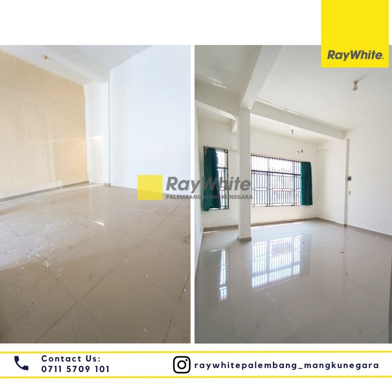 Disewakan Ruko di Jl. Cinde Welan Kel. 24 Ilir Kec. Bukit Kecil, Kota Palembang