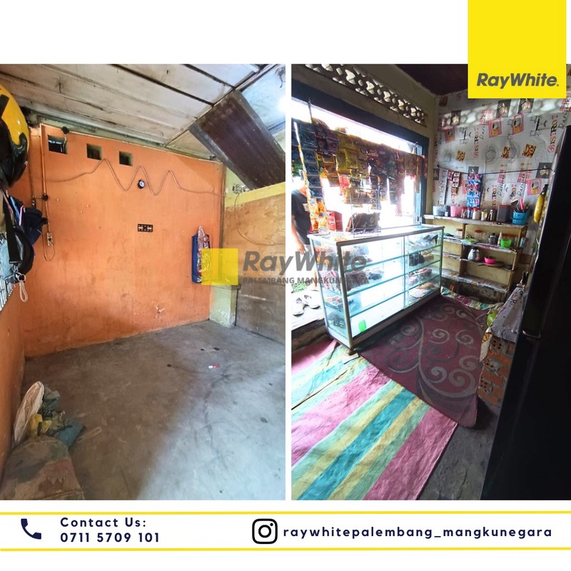 Dijual Tanah + Bangunan di Jl. Pedang Kel. 20 Ilir D II Kec. Kemuning, Kota Palembang