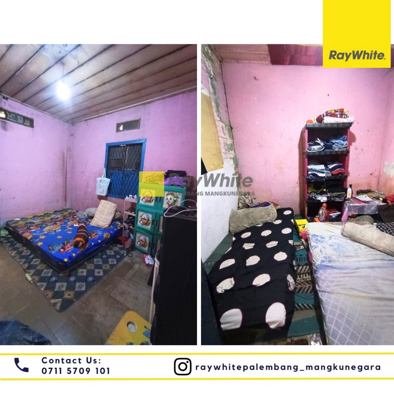 Dijual Tanah + Bangunan di Jl. Pedang Kel. 20 Ilir D II Kec. Kemuning, Kota Palembang