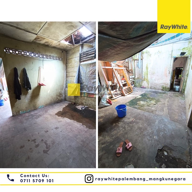 Dijual Tanah + Bangunan di Jl. Pedang Kel. 20 Ilir D II Kec. Kemuning, Kota Palembang