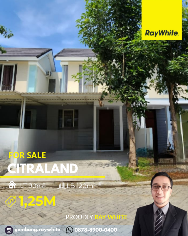 Termurah Rumah 6x15 Semi Furnished North West Citraland Siap Huni 